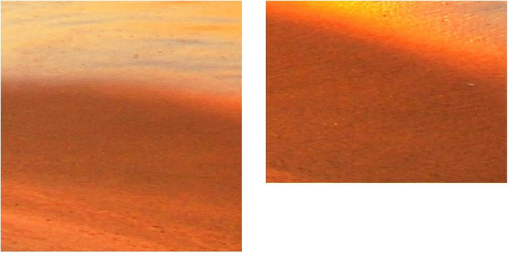 Runa Art Wandbild XXL Sonnenaufgang Strand Schlafzimmer Wohnzimmer 200 x 80 cm Orange 5 Teilig - Mad
