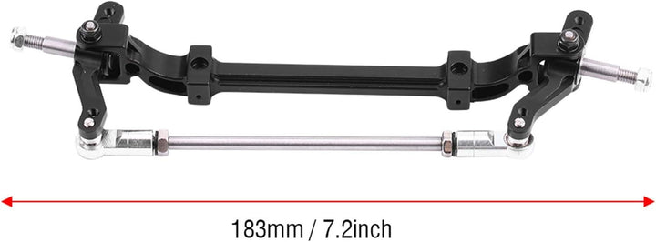 KIMISS Lesu 1/14 Aluminiumoy Lenkachse Aluminiumoyont End Lenkradachse für 1/14 RC Traktor LKW