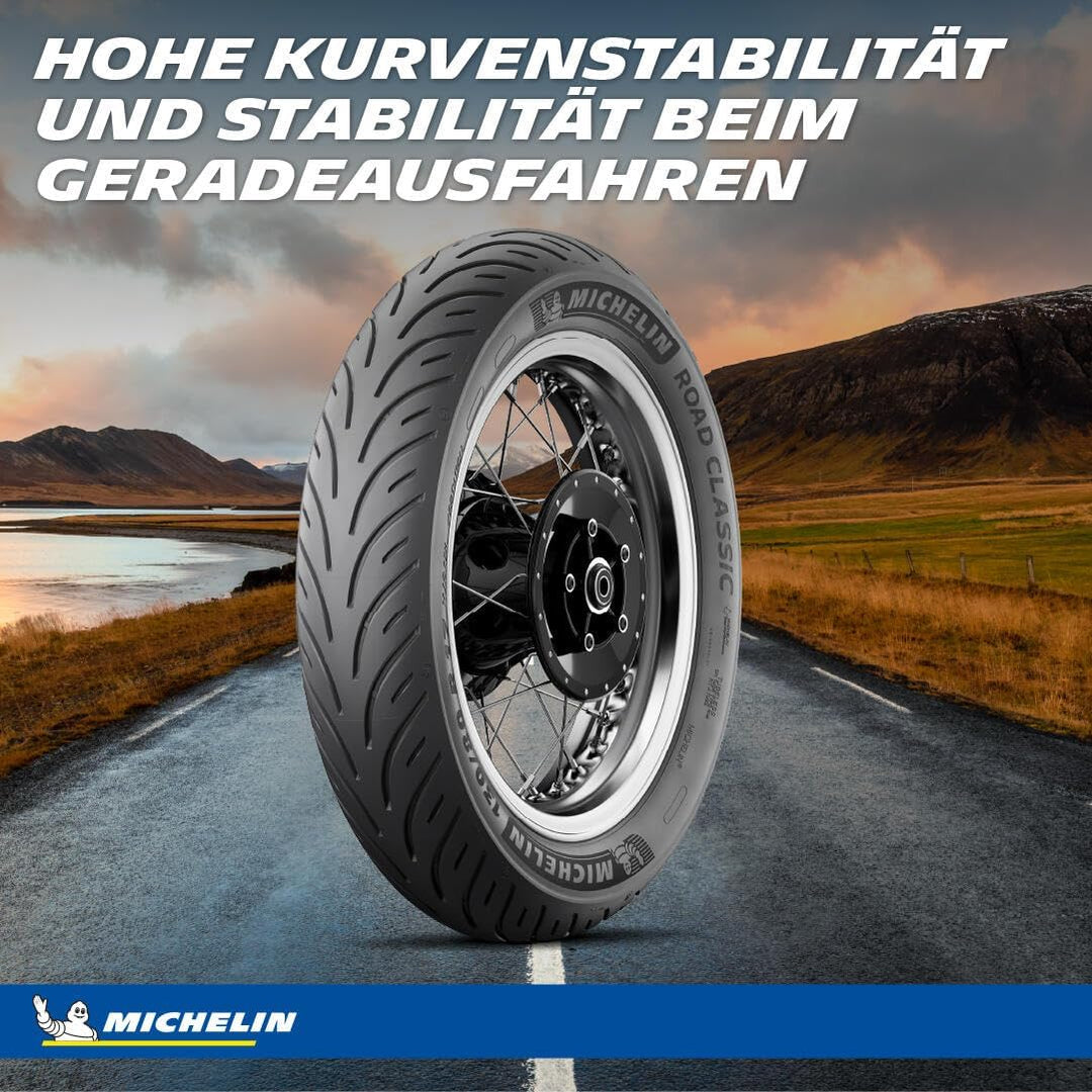 MICHELIN Road Classic Motorradreifen 130/90B17 68V Hinterrad, Hinterrad