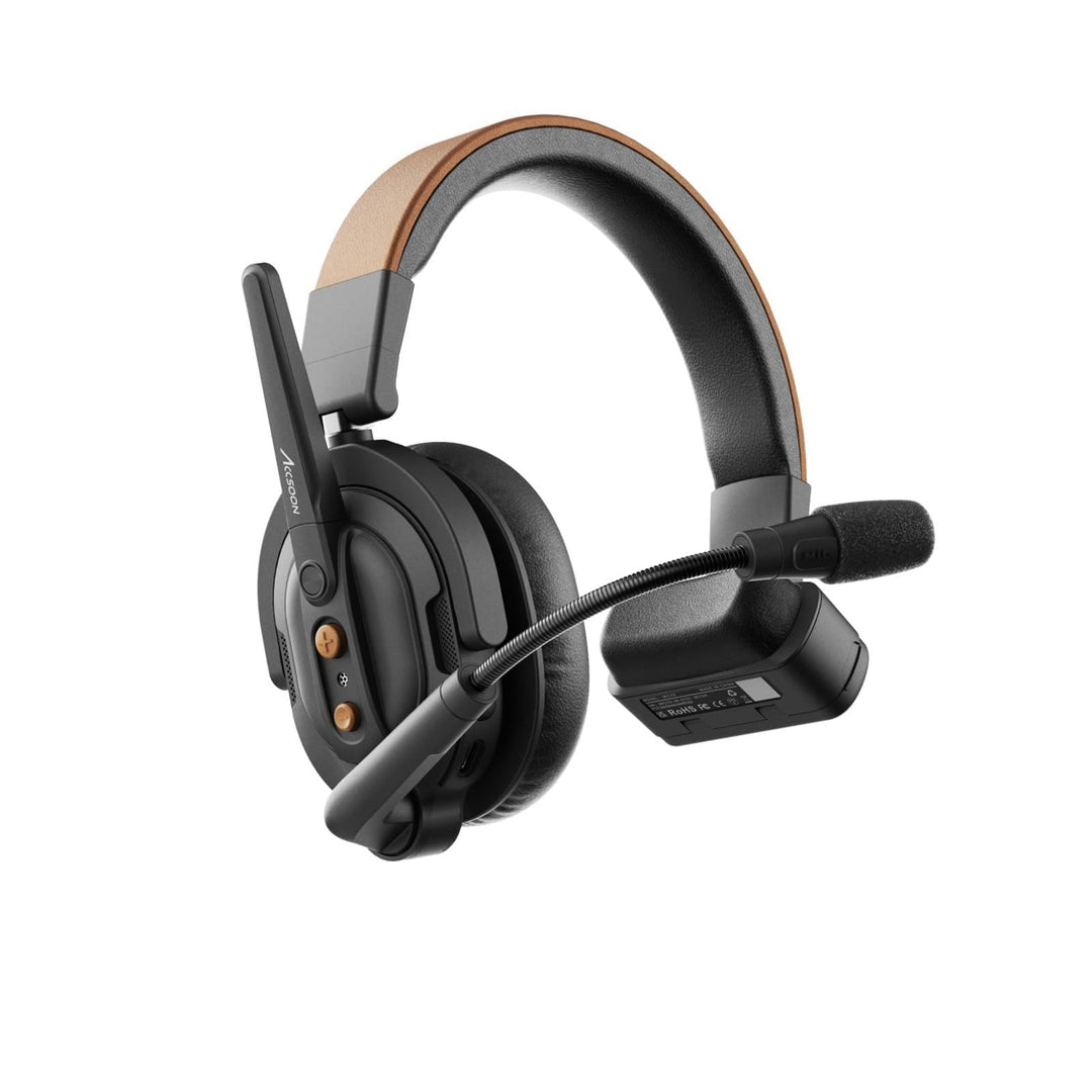 Accsoon Como SE Wireless Intercom Headset System, 2,4 GHz Vollduplex-Kommunikation, 1312ft/400m Reic