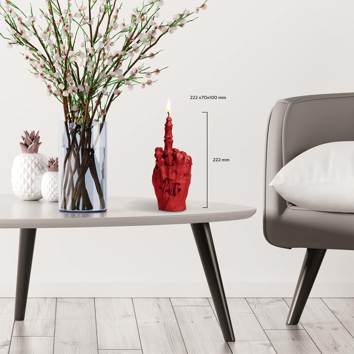 Candellana Zombie Deko Kerze - Zombie Hand Deko - Halloween Deko Hand - Gothic Deko - Grunge Deko Ke