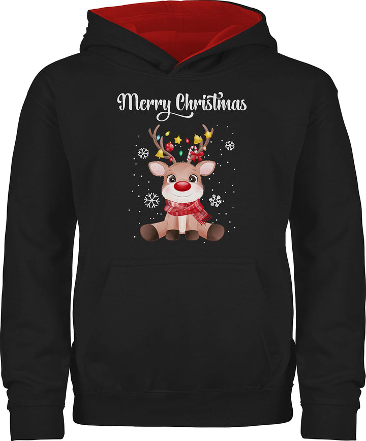 Shirtracer - Pullover Kinder Hoodie Jungen Mädchen - Weihnachten Geschenke - Merry Christmas süsses