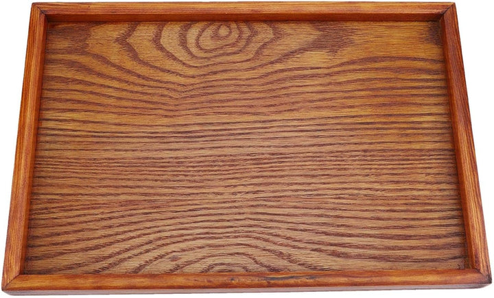 Tyenaza Holz Servierplatte Tablett Platte, Holzsteakplatten, solide natürliche rechteckige kleine Ho