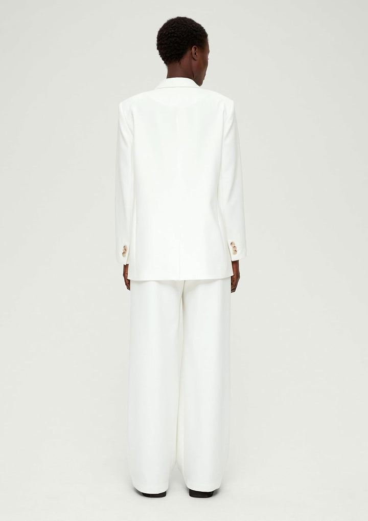s.Oliver Blazer aus Baumwollstretch 34 Weiss, 34 Weiss