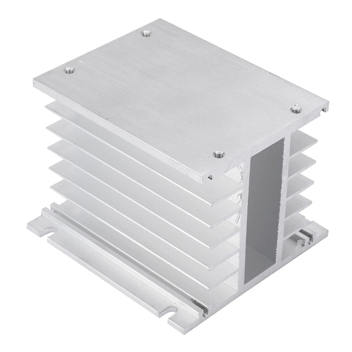 3-Phasen-Kühlkörper Aluminium, SSR-Kühlkörper Dreiphasen-Halbleiterrelais-Kühlkörper für DIN-Install