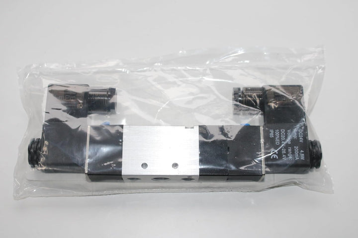 5/3 Wege Pneumatikventil 1/4" 24 Volt DC CNCTEC EcoLine 5/2 Wegeventil (5/3 Wege - 1/4" - 24 Volt DC