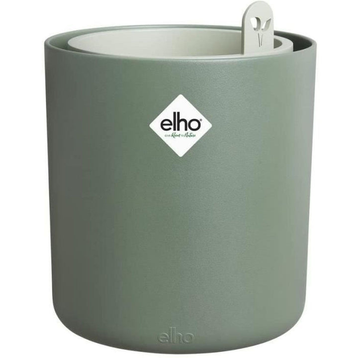 elho Bouncy Basil 16 Blumentopf - Basilikum Topf mit Aussentopf - 100% recyceltes Plastik - Ø 16.5 x