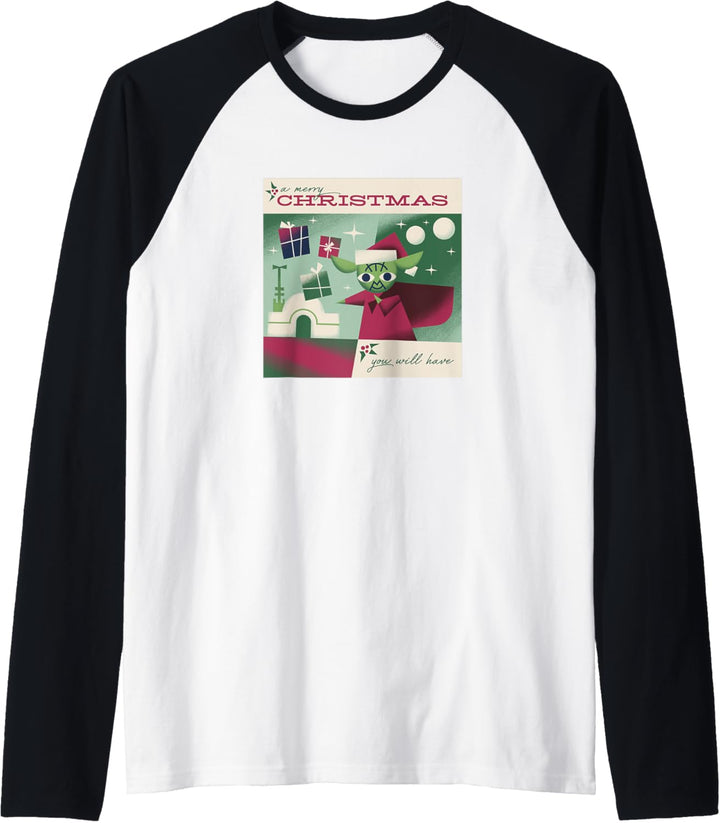 Star Wars Yoda A Merry Christmas You Will Have Raglan