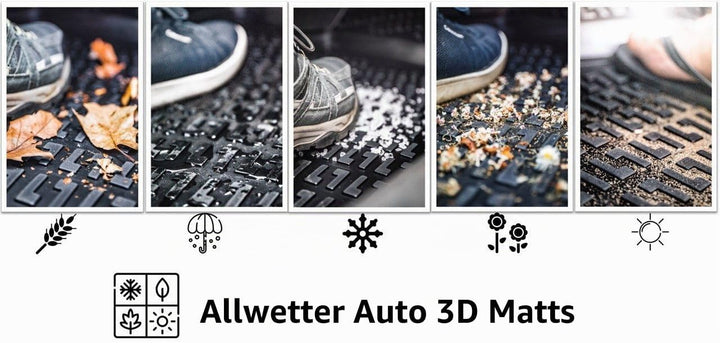 Rizline Passgenau 3D Fussmatten Auto Kompatibel mit Opel Insignia B 2016-2022 Auto Zubehör 1. Und 2.