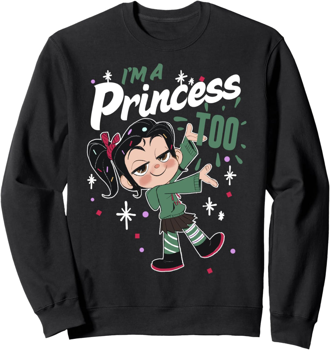 Disney Wreck-It Ralph 2 Vanellope I'm A Princess Too Sweatshirt