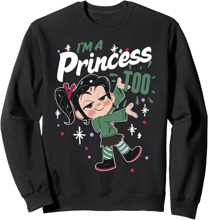 Disney Wreck-It Ralph 2 Vanellope I'm A Princess Too Sweatshirt