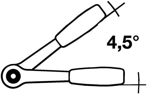 Stahlwille 11131010 - Carraca para punta de dentado 1/4" 415B QR peso 0,076 Kg.