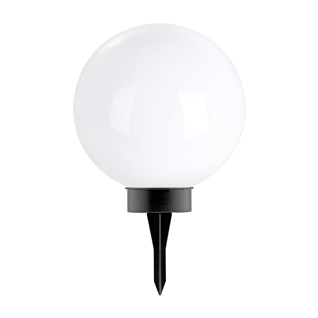 EGLO LED Solar Kugel Puglia, Gartenlampe mit Erdspiess, Solarlampe für aussen, Outdoor Lampe Garten