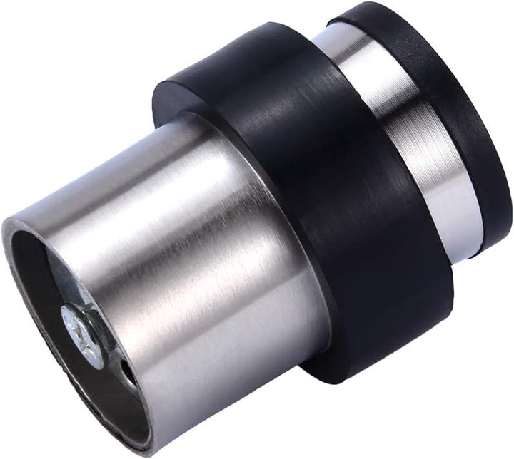8 x Türstopper Höhe 45 mm Edelstahl mit Gummipuffer Wandmontage oder Bodenmontage 45mm, 45mm