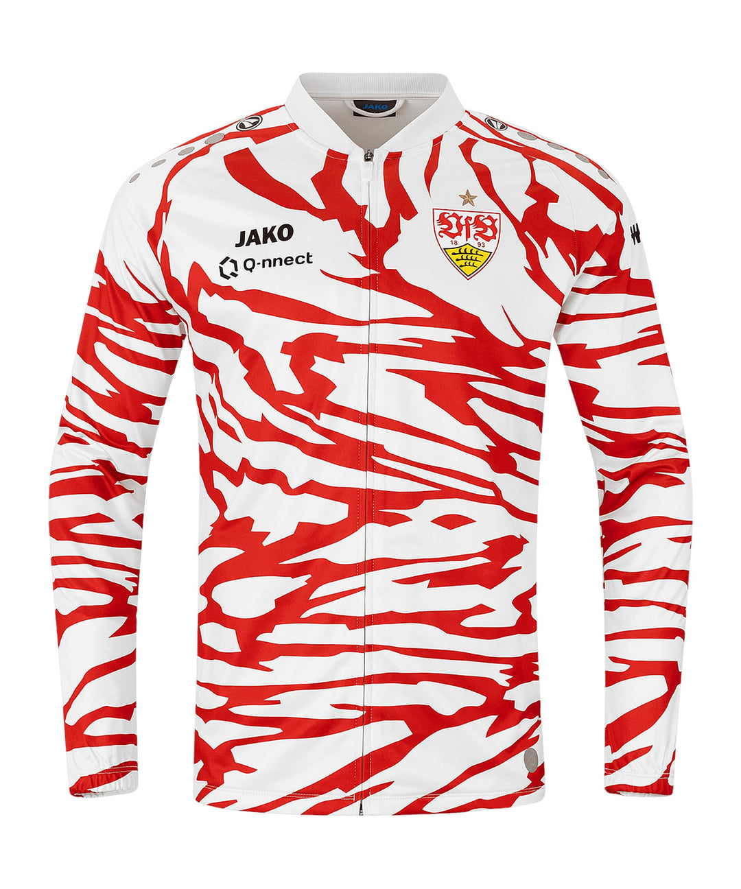 JAKO VfB Stuttgart Einlaufjacke 24 25 weiss VfB 1893 Anthem Jacket Sportjacke XL, XL