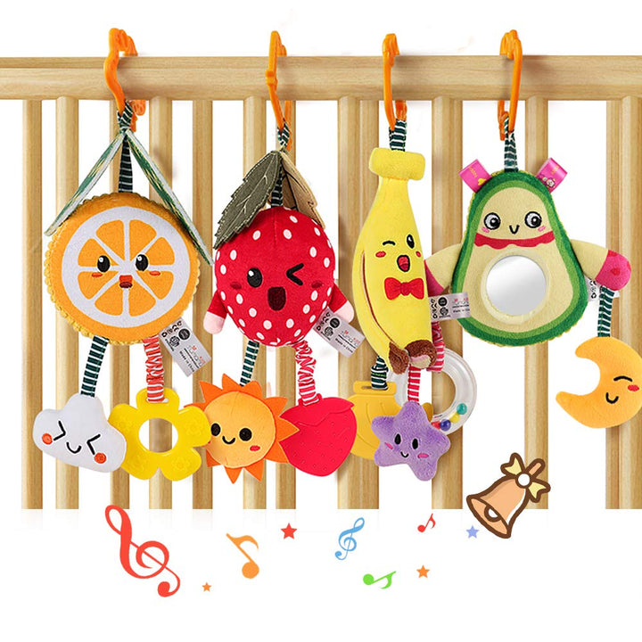TUMAMA Babyspielzeug 6 Monate Soft Rassel Kinderbett Kinderwagen Kinderwagen Spielzeug für Neugebore