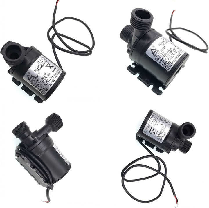 JZK DC 12V Bürstenlose Tauchwasserpumpe 800L / H 5M Micro Small Wasserpumpe für Teich/Brunnen/Pool/A