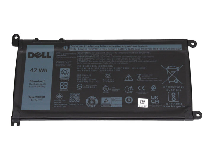 Dell 0Y3F7Y Original Akku 42Wh für Inspiron 14 (5482), 15 (7586), (7580), (5580)