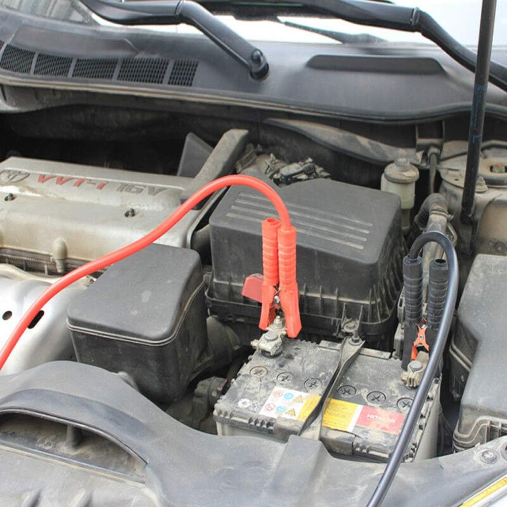 HENGMEI Starthilfekabel Überbrückungskabel 12V/24V Starterkabel mit Überspannungsschutz für Auto, LK