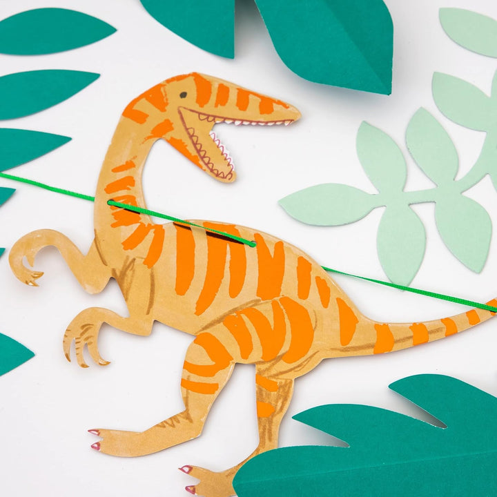 Meri Meri Dinosaur Kingdom Girlande, gross, 1 Stück
