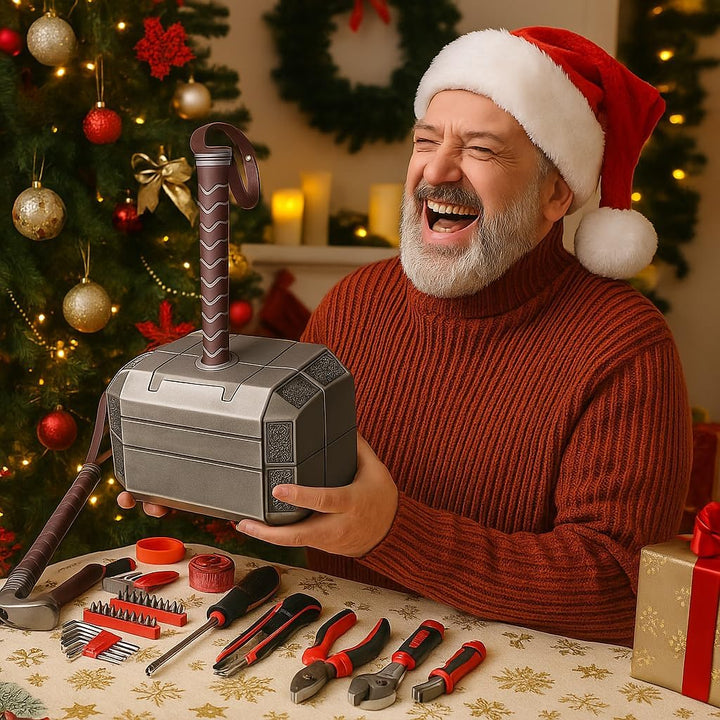 Hammer-Werkzeug-Set, tägliche Reparatur gefüllter Haushalt, Werkzeugkoffer, Zange, DIY-Reparatur-Kit