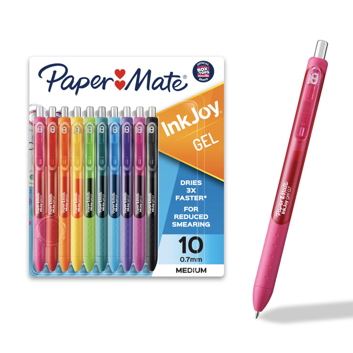 Sanford InkJoy Gel Pens .7mm 10/Pkg-Assorted, 10 stück (1er Pack) Mittlere Spitze Mehrfarbig