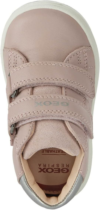 Geox Baby Mädchen B Verred A Sandalen 23 EU Old Rose Silver, 23 EU Old Rose Silver