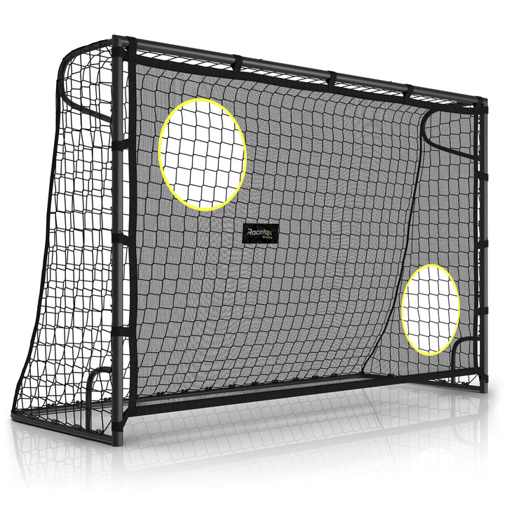 Fussballtore für Garten Kinder [MIT TORWAND] – Robustes Fussballtor Kinder und Erwachsene mit Stahlr