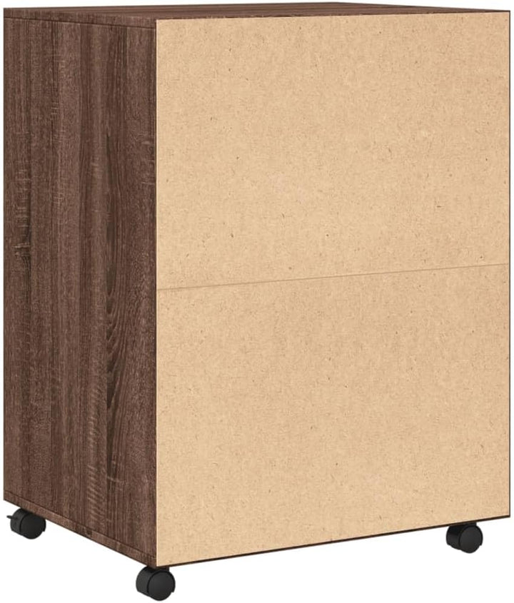 vidaXL Rollschrank, Büroschrank mit Stauraum, Aktenschrank für Wohnzimmer Büro, Bürocontainer Schran
