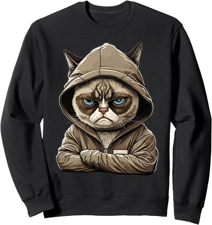 Mitarbeiter Arbeitskollegen Teenager Katzen Pullover Katze Sweatshirt