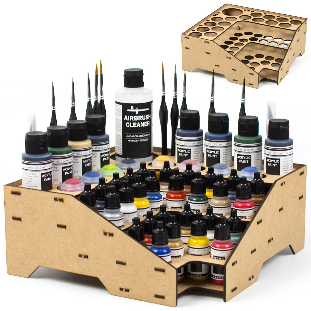 PROSCALE Paint rack vallejo farbständer. Tabletop vallejo farben aufbewahrung model paint rack organ