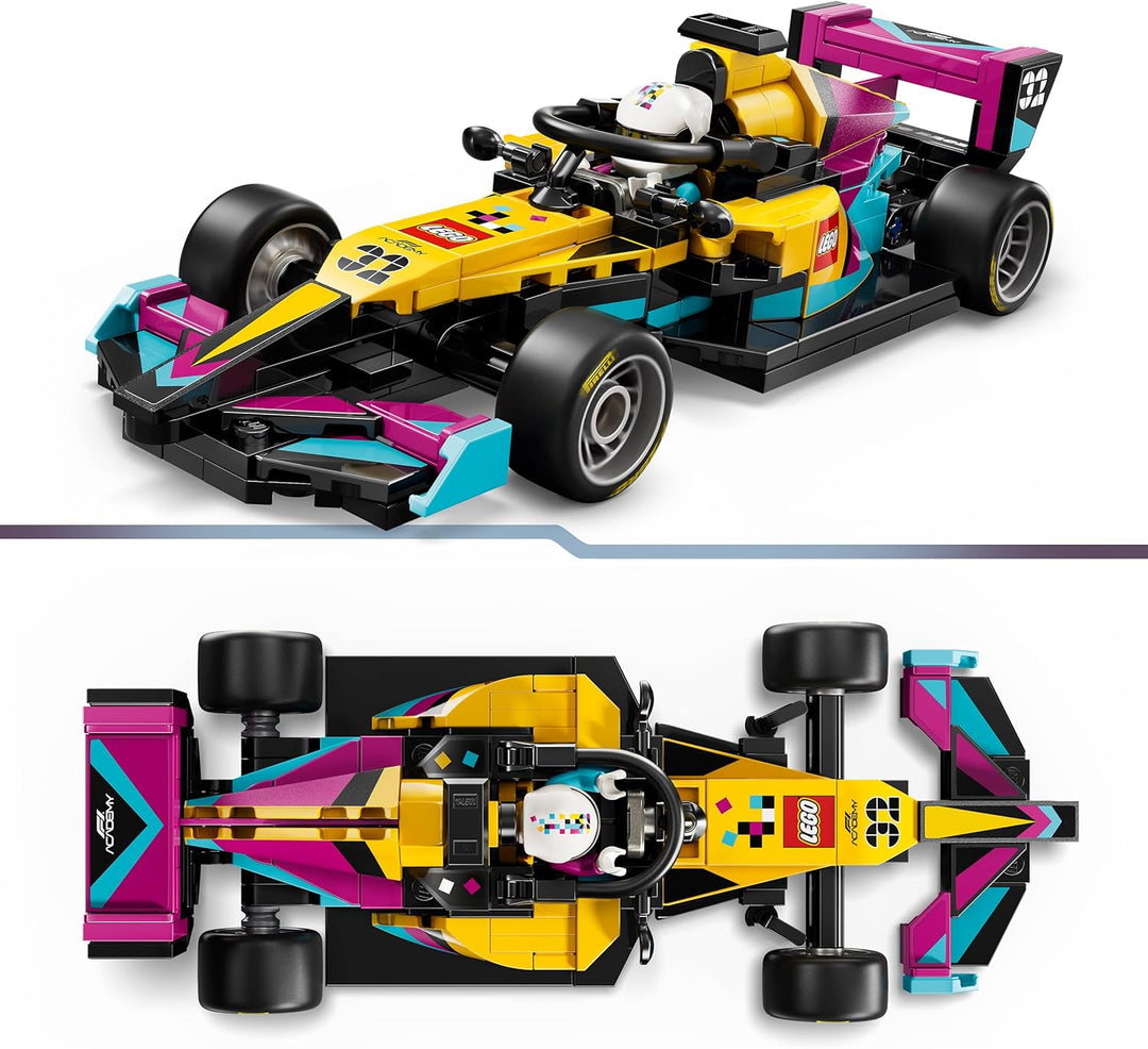 LEGO Speed Champions F1 Academy Rennwagen - Spielzeug Modellauto - Mit Formel 1 Rennfahrerin Minifig