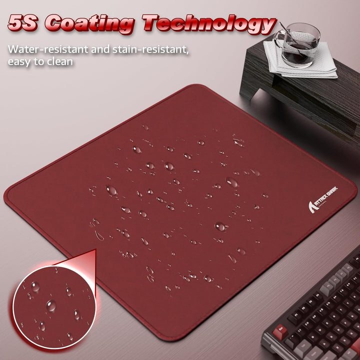 ATTACK SHARK CM02 Esports-Gaming-Mauspad Grosses, Feine sandähnliche Texturoberfläche, Wasserabweise