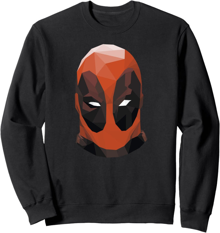 Marvel Geometric Deadpool Mask Sweatshirt