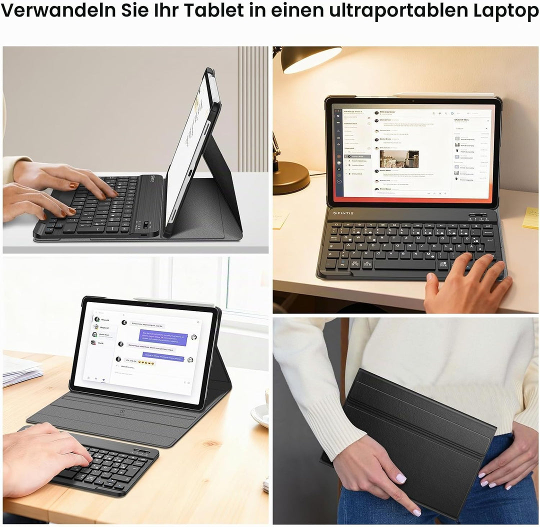 FINTIE Tastatur Hülle für Samsung Galaxy Tab S11 2025 11 Zoll Tablet SM-X730/X736, Keyboard Cover mi