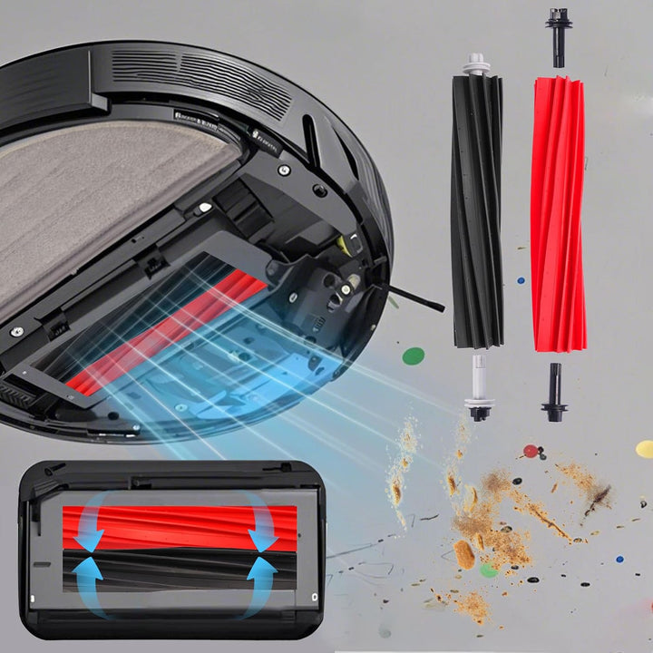 Zubehörset für Roborock S8 Pro Ultra 4*Saugroboter, Ersatzteile Enthält Hauptbürsten Filter Staubbeu