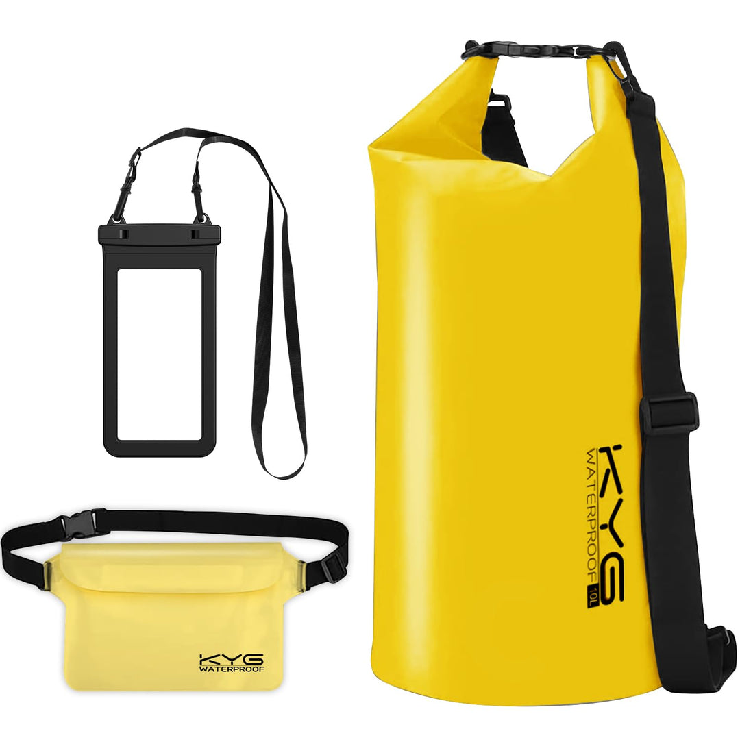 Wasserdichte Tasche mit verstellbarem Schulterriemen, Inhalt 20 l, 3-in-1 Mehrzweckbeutel mit Aufbew