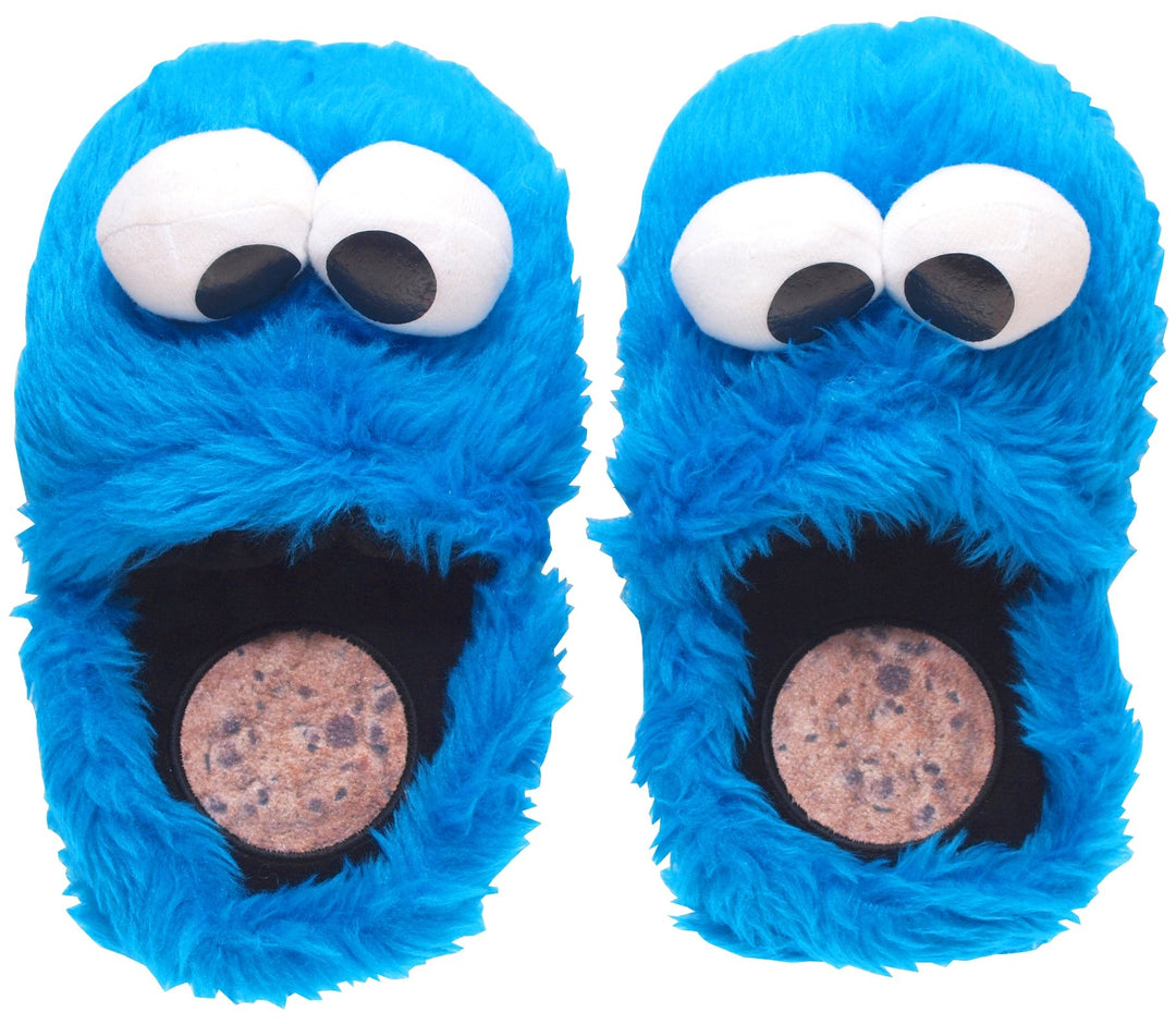 Sesamstrasse Hausschuhe Grösse M 38-40 Krümelmonster 3D Slipper Cookie Monster Schuhe Shoes