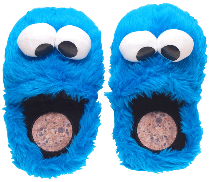 Sesamstrasse Hausschuhe Grösse M 38-40 Krümelmonster 3D Slipper Cookie Monster Schuhe Shoes