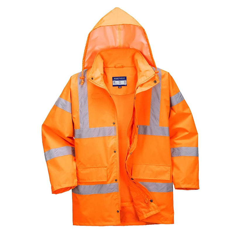 PORRT60ORRS - Hi-Vis Breathable Jacket Orange - Small R - Small EU / Small UK S Orange - Orange, S O