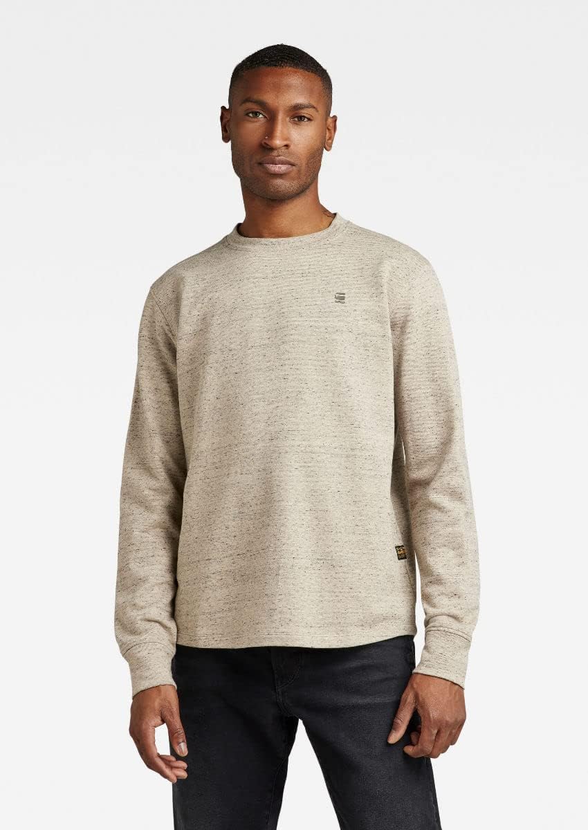 G-STAR Herren Lash Sweater M Mehrfarbig (Westpoint Khaki Htr D18231-c425-d385), M Mehrfarbig (Westpo
