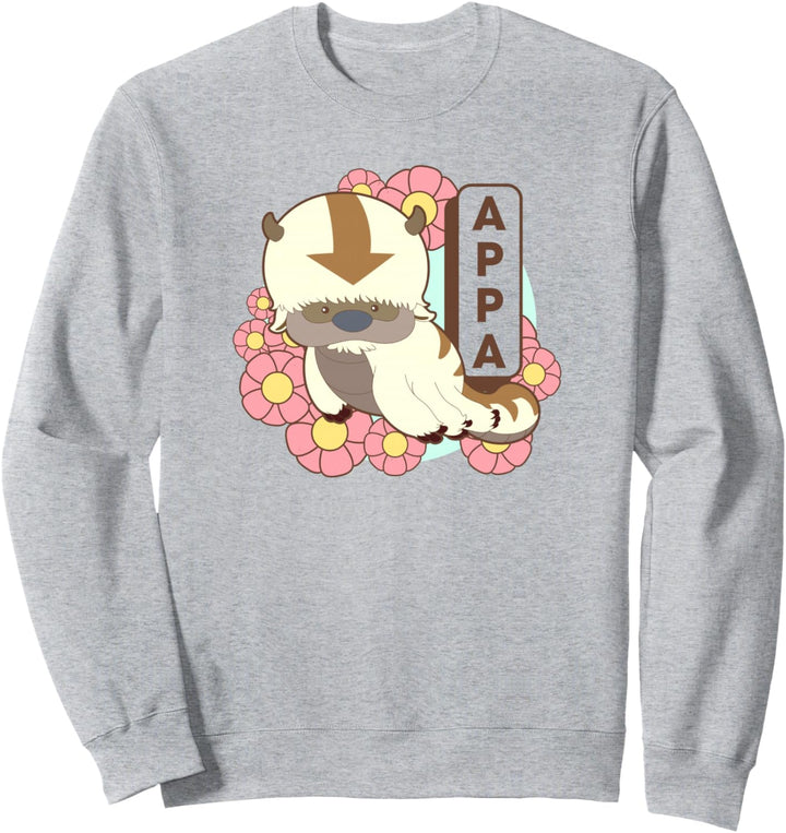 Avatar: The Last Airbender Appa Floral Poster Sweatshirt