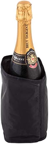 2er Pack Kühlmanschetten, für Flaschen bis Ø 9,5 cm, Flaschenkühler für Sekt- und Champagnerflaschen