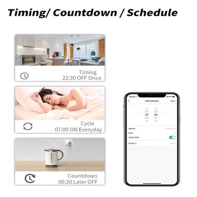 MHCOZY 2 Kanal 5V 85-250V ZigBee Smart Relais Schalter, einstellbare Selbstsperrung und Momentanbetr