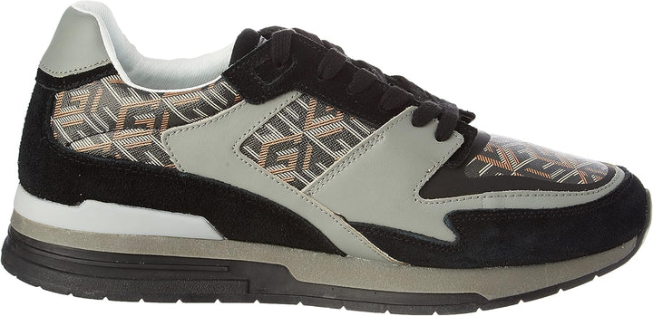 GUESS Herren Enna Sneaker 45 EU Schwarz, 45 EU Schwarz
