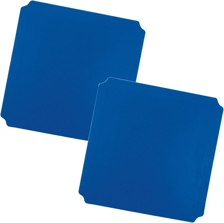 move and stic 2er Set Platte blau 40x40 cm
