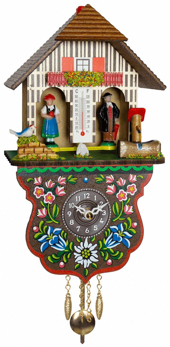 Trenkle Schwarzwalduhr Schwarzwaldhaus Wetterhaus TU 805 PQ