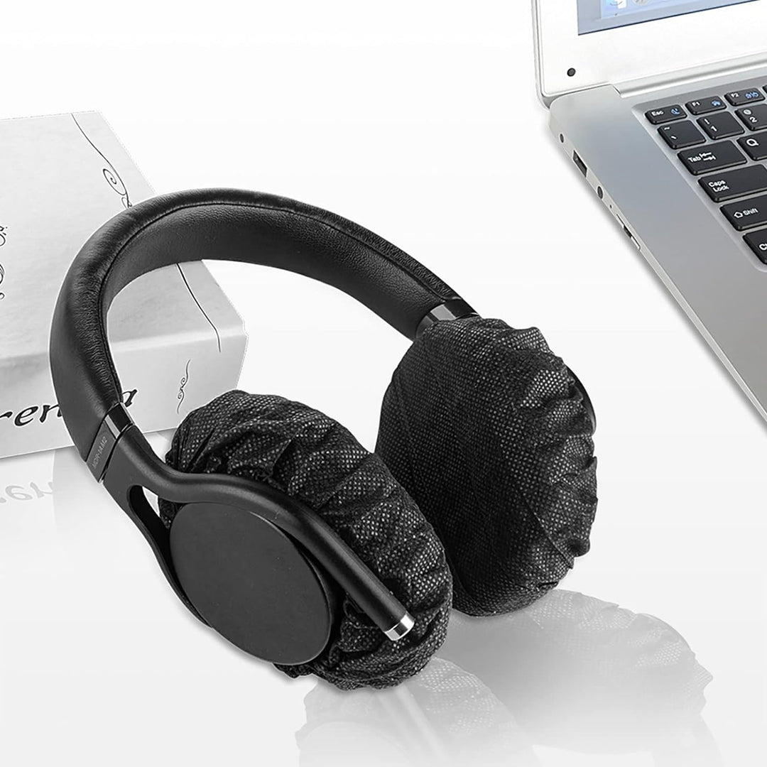 Geekria 500 Paar Einweg-Kopfhörer Ohrabdeckung für Over-Ear-Headset Ohrmuschel, Dehnbare Sanitär Ohr