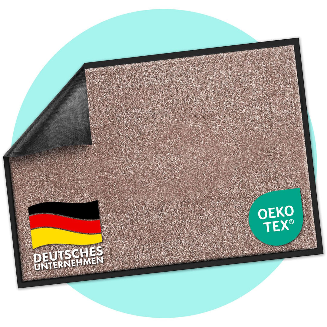 casa pura Schmutzfangmatte Rhine, Fussmatte, Türmatte für Eingangsbereich, Fussabtreter, Türvorleger