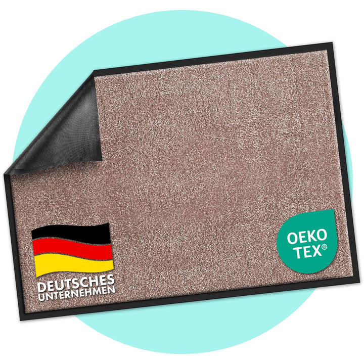 casa pura Schmutzfangmatte Rhine, Fussmatte, Türmatte für Eingangsbereich, Fussabtreter, Türvorleger